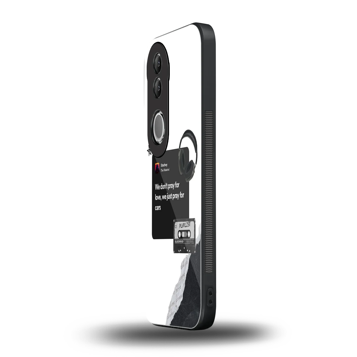 Weeknd Starboy vivo v50 mobile cover | shockproof glass phone case