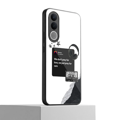 Weeknd Starboy vivo v70 fe mobile cover | shockproof glass phone case