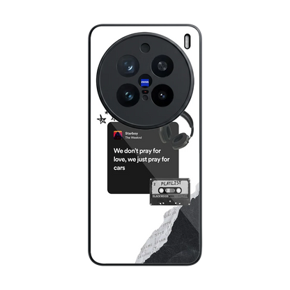 Weeknd Starboy back phone cover | glass case for vivo x200 pro