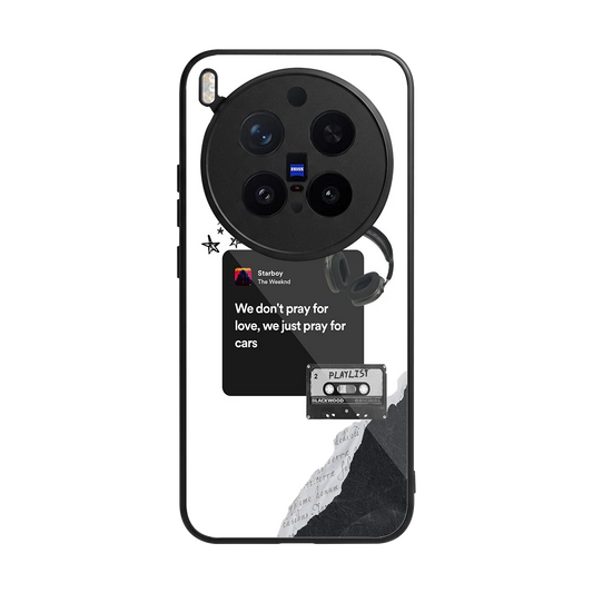 Weeknd Starboy back phone cover | glass case for vivo x300 pro