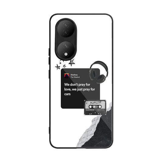 Weeknd Starboy back phone cover | glass case for Vivo-y100
