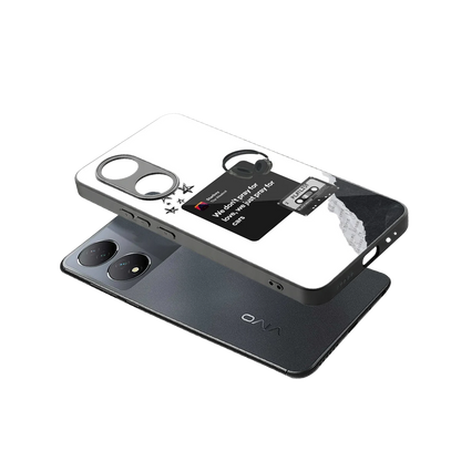 Weeknd Starboy sleek Vivo-y100 cover with tempered glass back and TPU edges