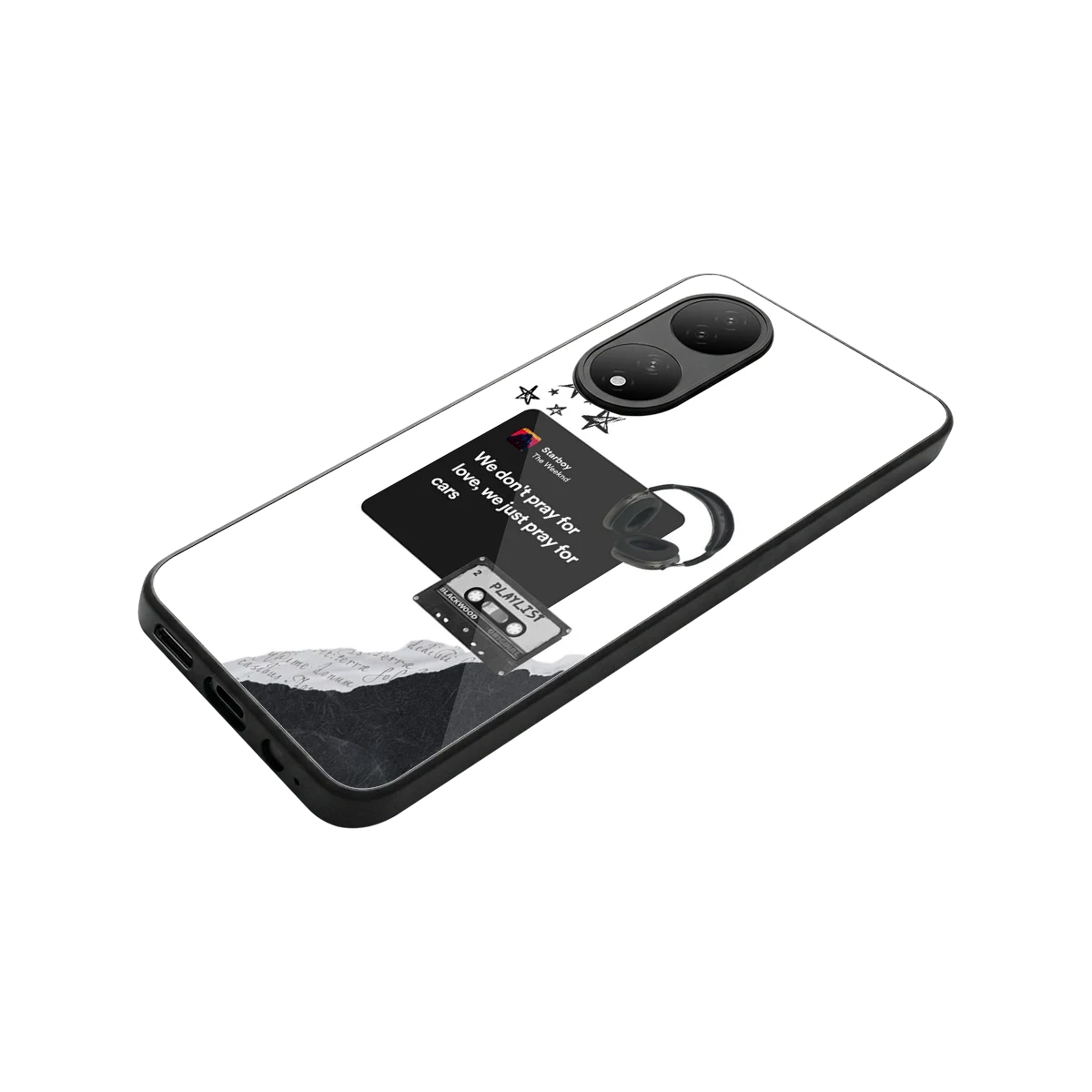 Weeknd Starboy stylish phone case for Vivo-y100 | glossy glass and slim fit