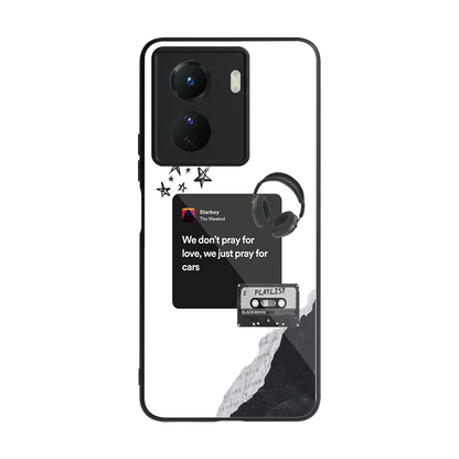 Weeknd Starboy back phone cover | glass case for vivo y16