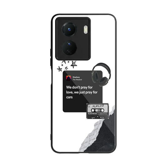 Weeknd Starboy back phone cover | glass case for vivo y16