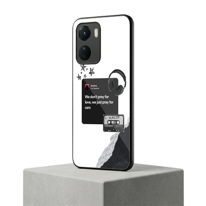 Weeknd Starboy vivo y16 mobile cover | shockproof glass phone case