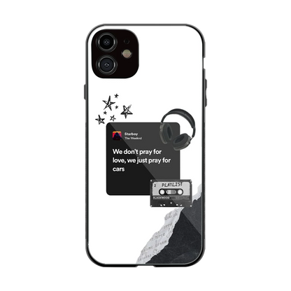Weeknd Starboy back phone cover | glass case for iphone 11