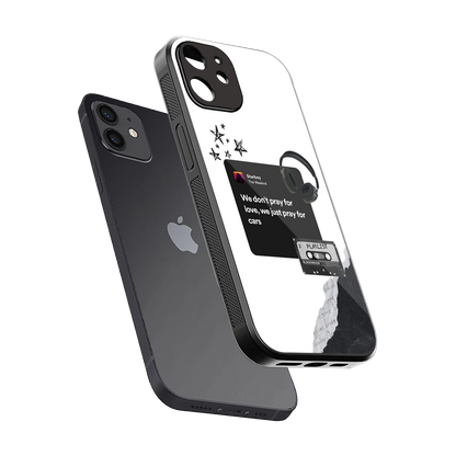 Weeknd Starboy sleek iphone 11 cover with tempered glass back and TPU edges