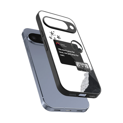 Weeknd Starboy sleek google pixel 10 cover with tempered glass back and TPU edges