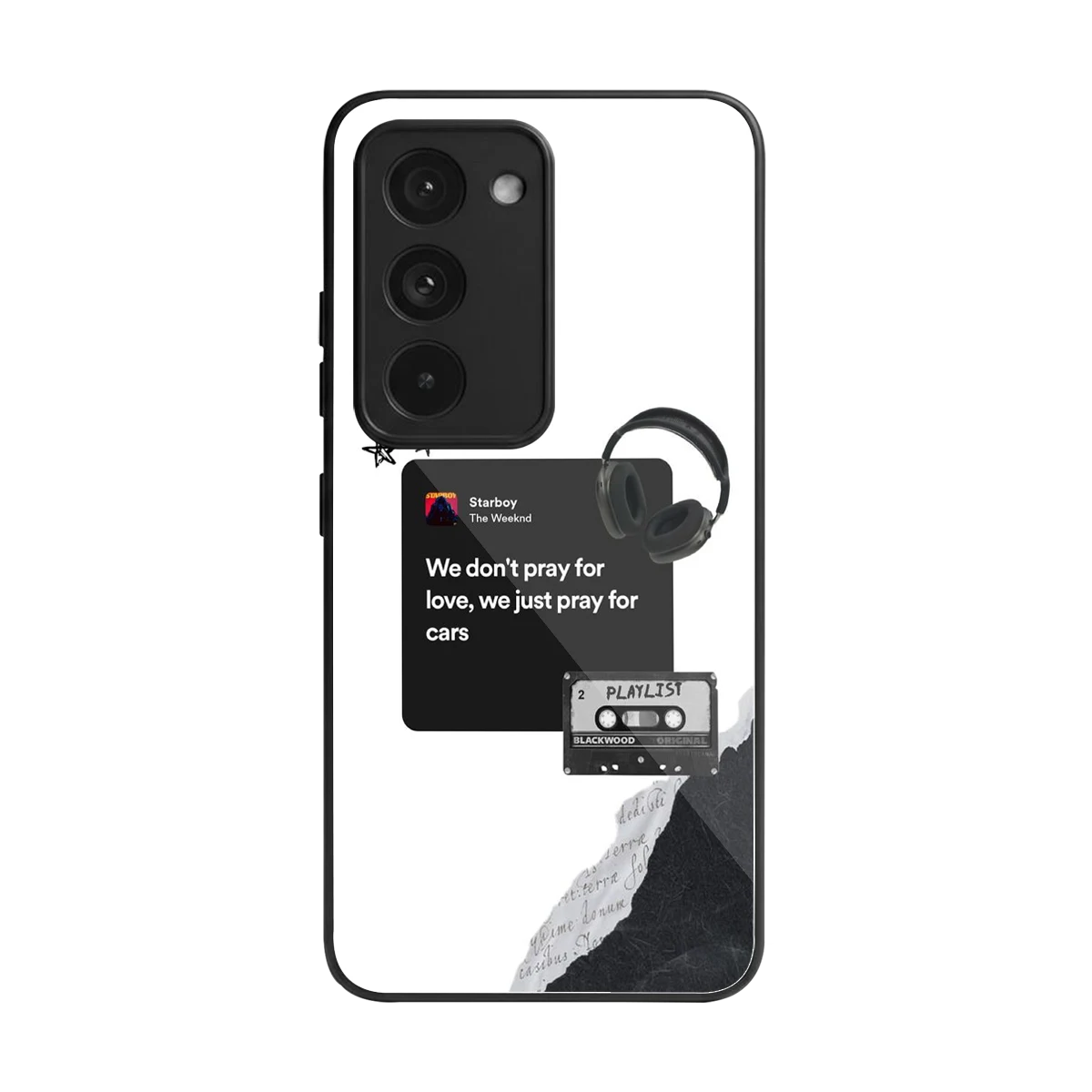Weeknd Starboy back phone cover | glass case for redmi 15 5g