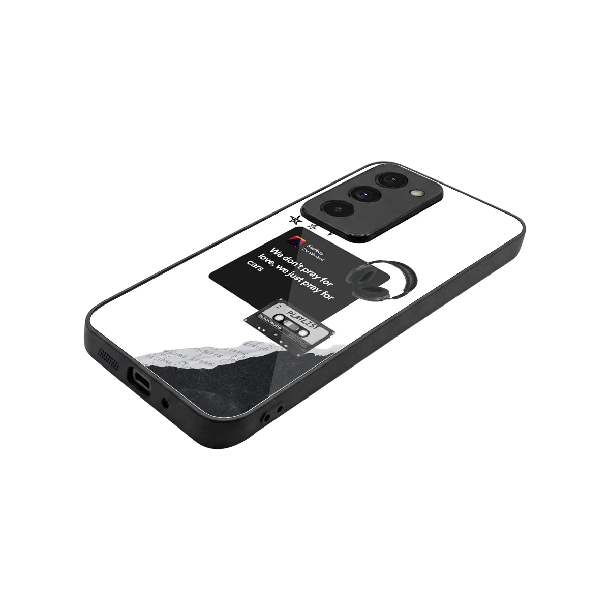 Weeknd Starboy stylish phone case for redmi 15 5g | glossy glass and slim fit