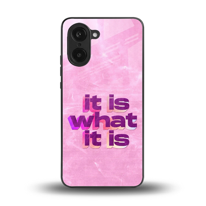 What It Is back phone cover | glass case for oneplus nord ce5 5g