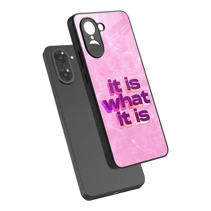 What It Is sleek oneplus nord ce5 5g cover with tempered glass back and TPU edges