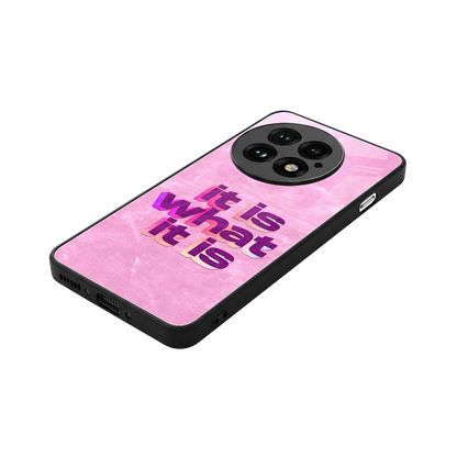What It Is stylish phone case for oneplus 13 | glossy glass and slim fit