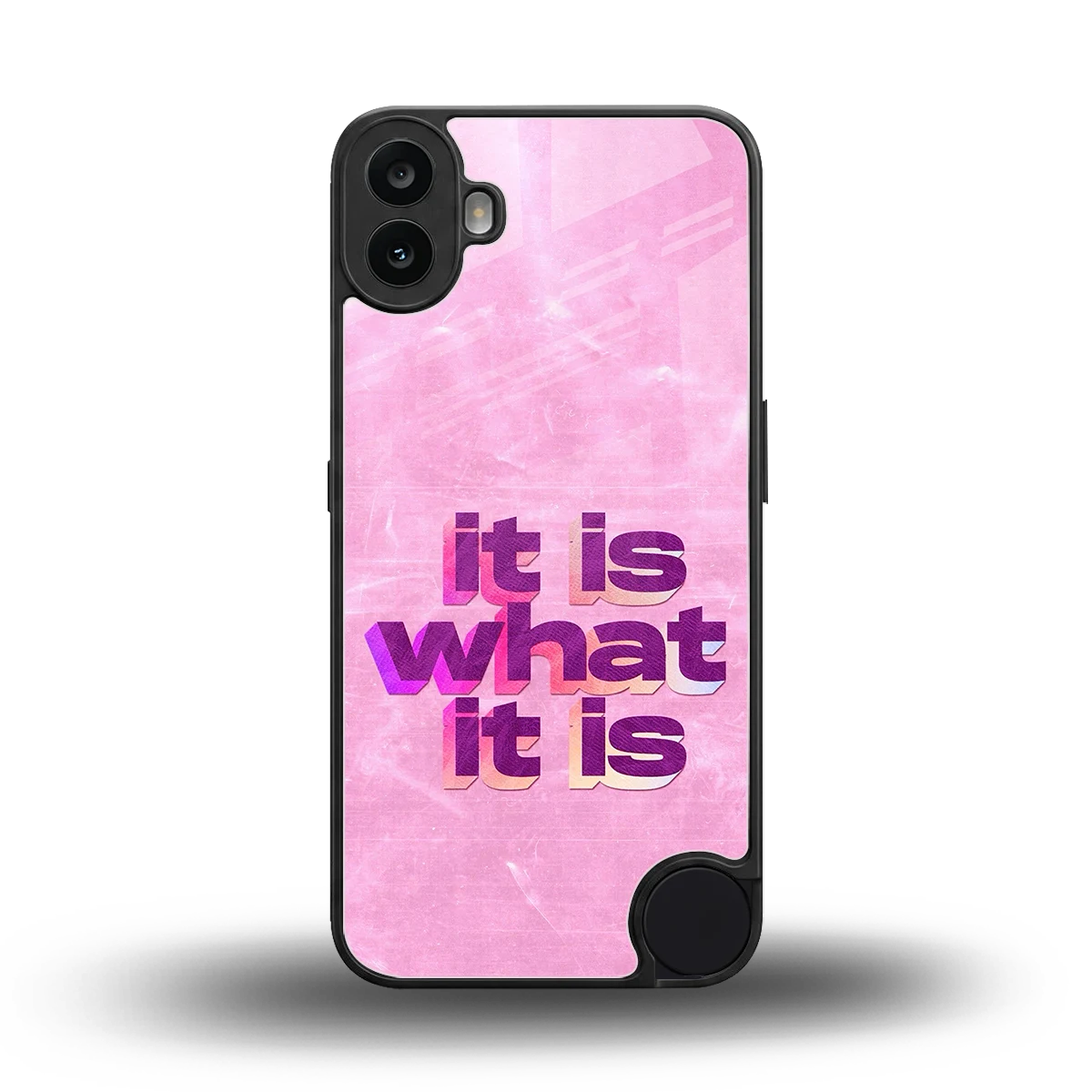 What It Is back phone cover | glass case for cmf nothing phone 1