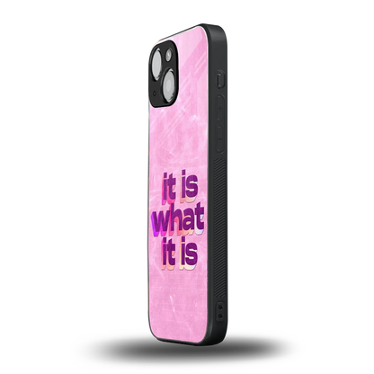 What It Is iphone 13 mini mobile cover | shockproof glass phone case