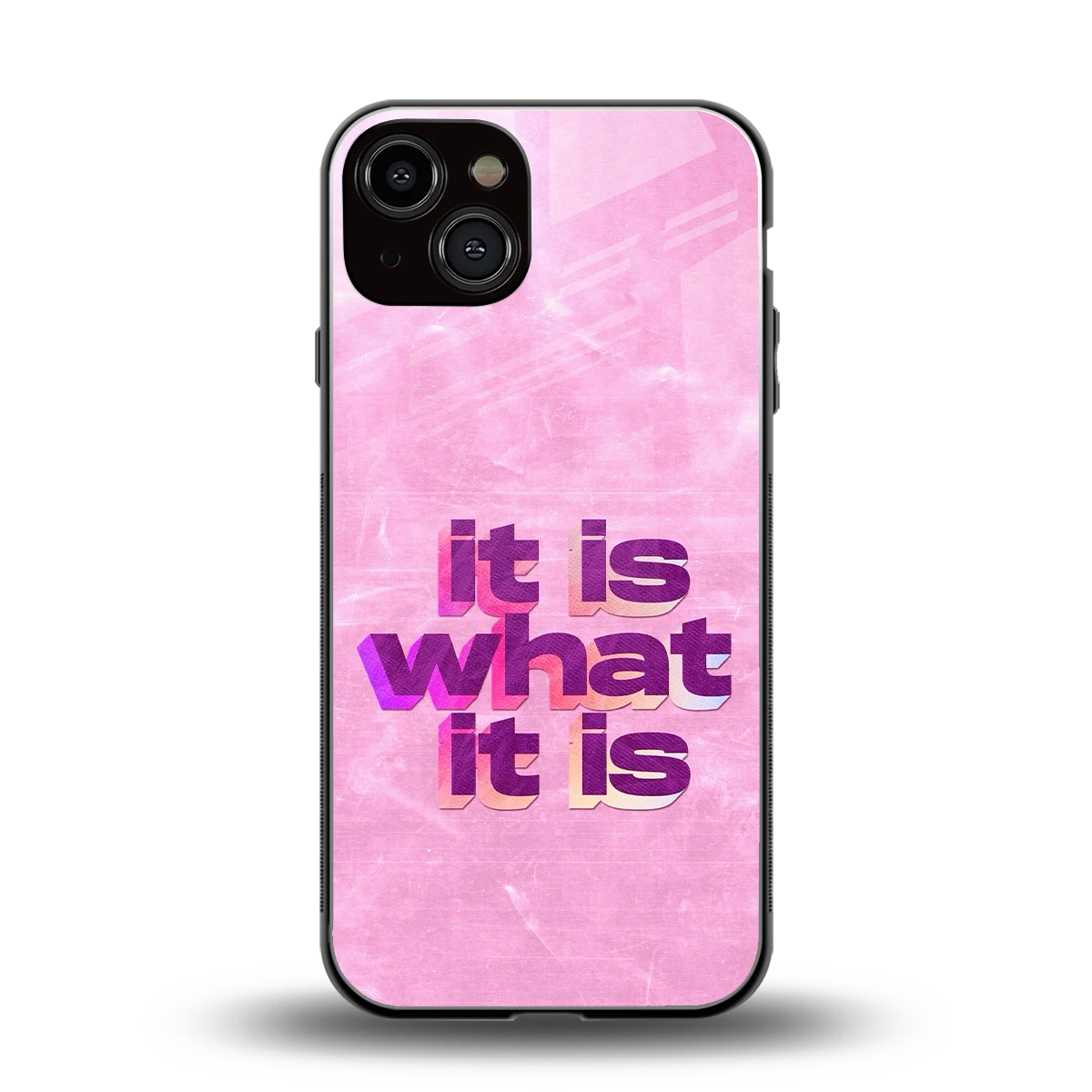 What It Is back phone cover | glass case for iphone 13