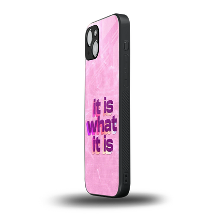 What It Is iphone 14 plus mobile cover | shockproof glass phone case