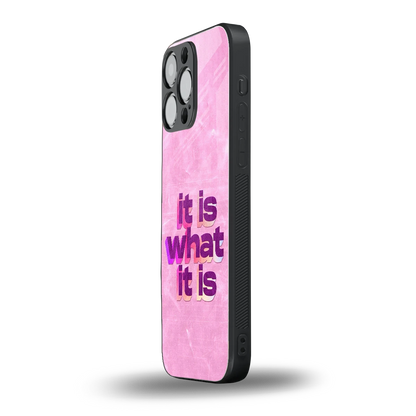 What It Is iphone 15 pro max mobile cover | shockproof glass phone case