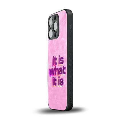 What It Is iphone 15 pro mobile cover | shockproof glass phone case