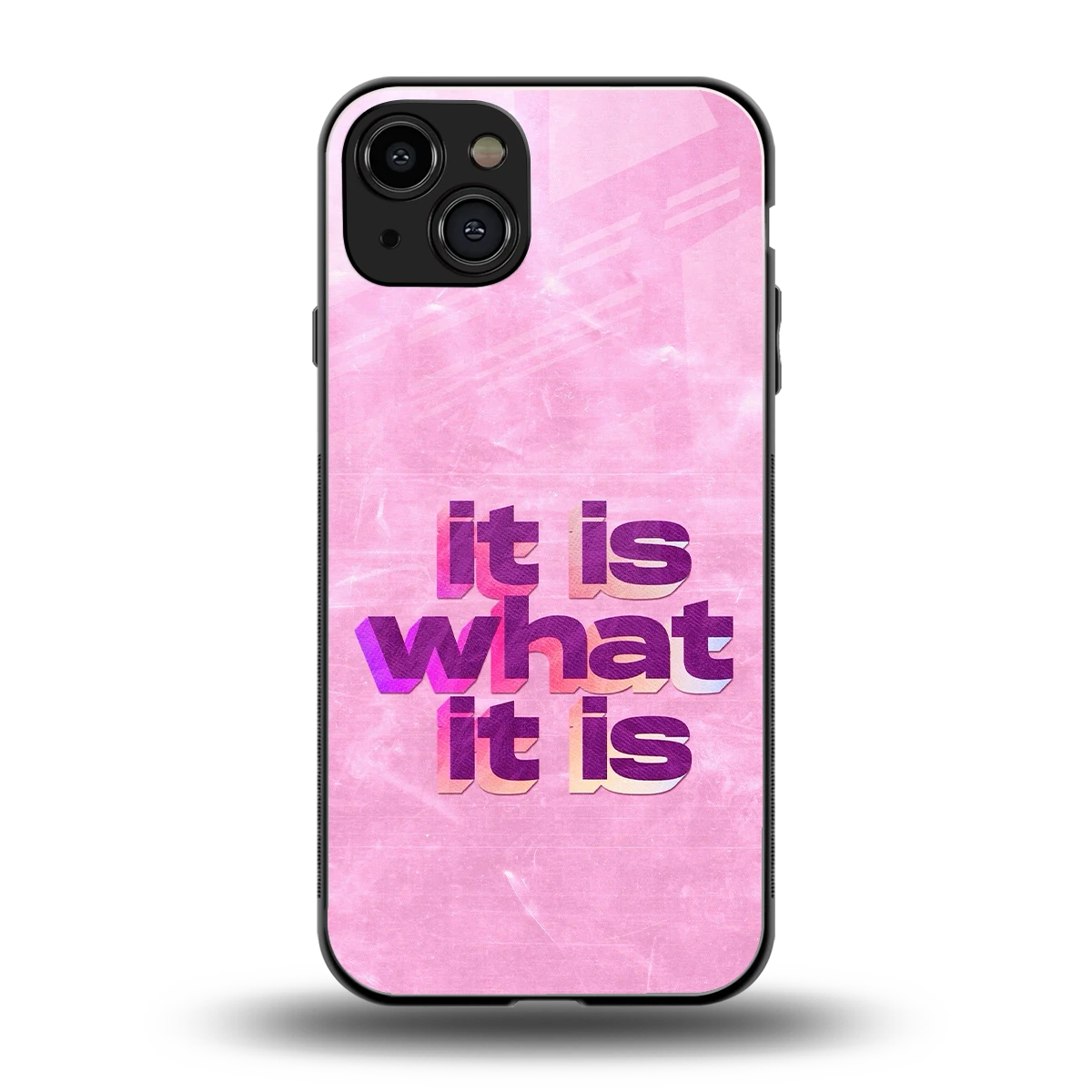 What It Is back phone cover | glass case for iphone 15