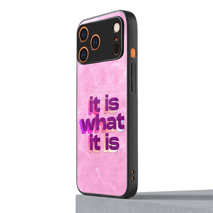 What It Is iphone 17 pro mobile cover | shockproof glass phone case