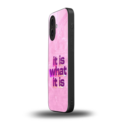 What It Is iphone 17 mobile cover | shockproof glass phone case