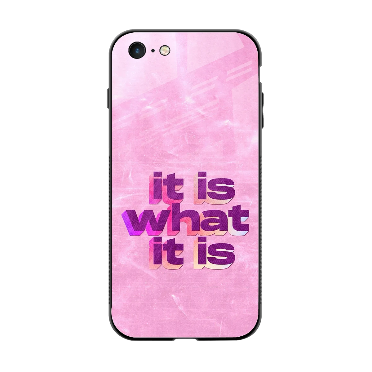 What It Is back phone cover | glass case for iphone 6