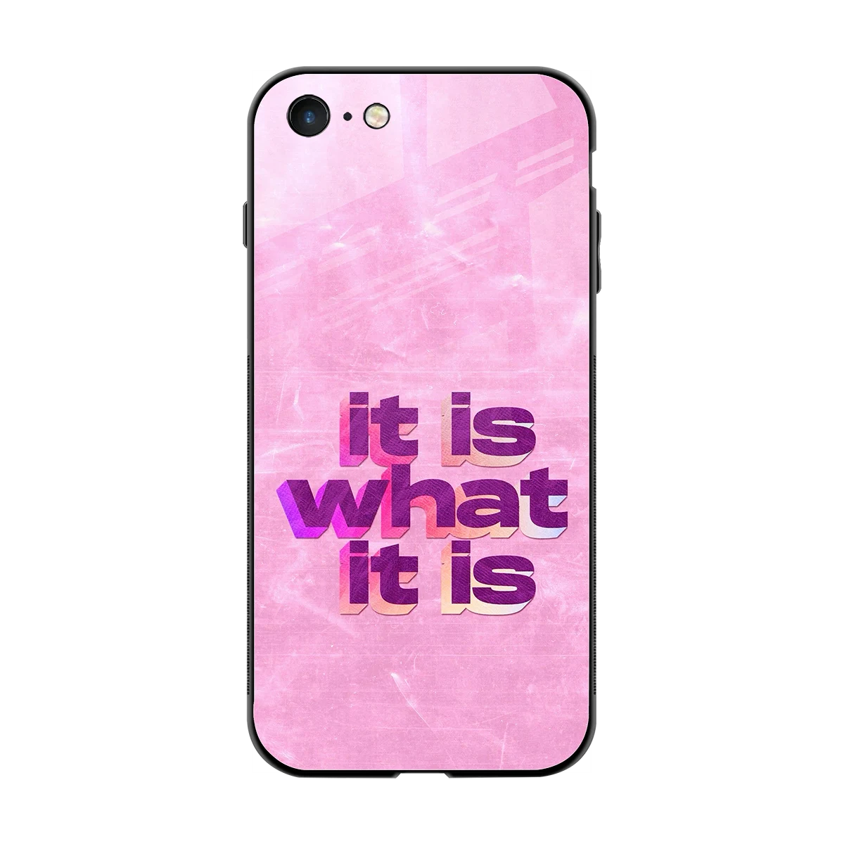What It Is back phone cover | glass case for iphone 7