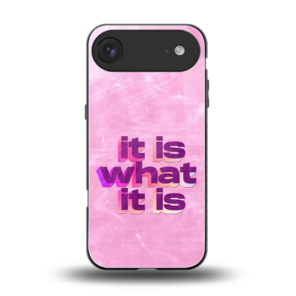 What It Is back phone cover | glass case for iphone air