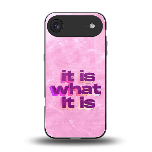 What It Is back phone cover | glass case for iphone air