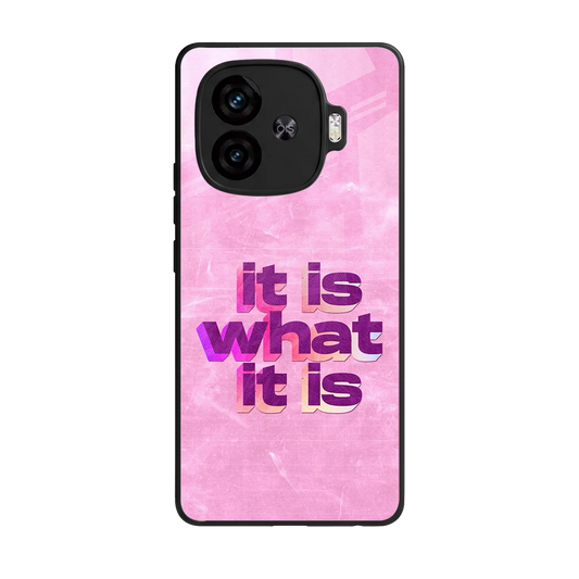 What It Is back phone cover | glass case for iqoo neo 10r 5g