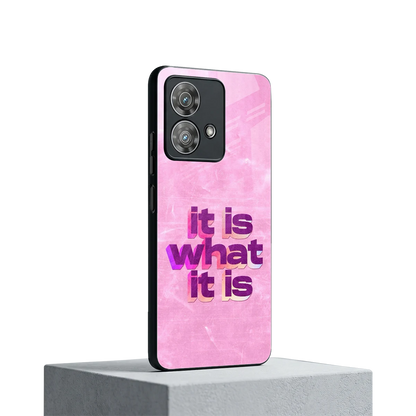 What It Is motorola edge 40 neo 5g mobile cover | shockproof glass phone case