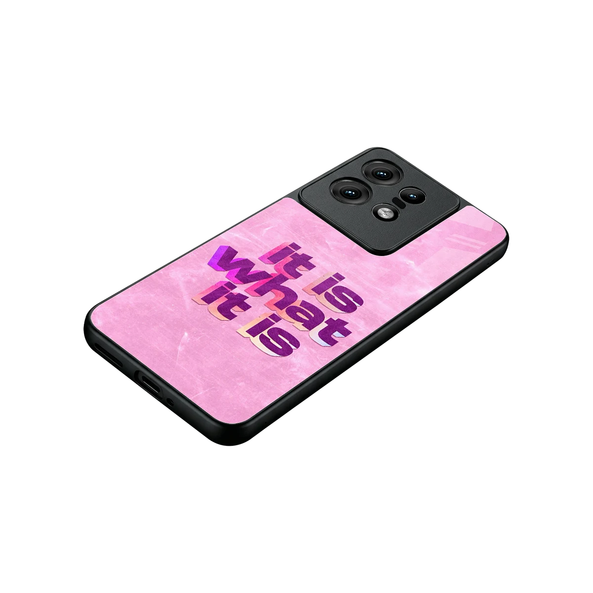 What It Is stylish phone case for motorola edge 50 pro | glossy glass and slim fit