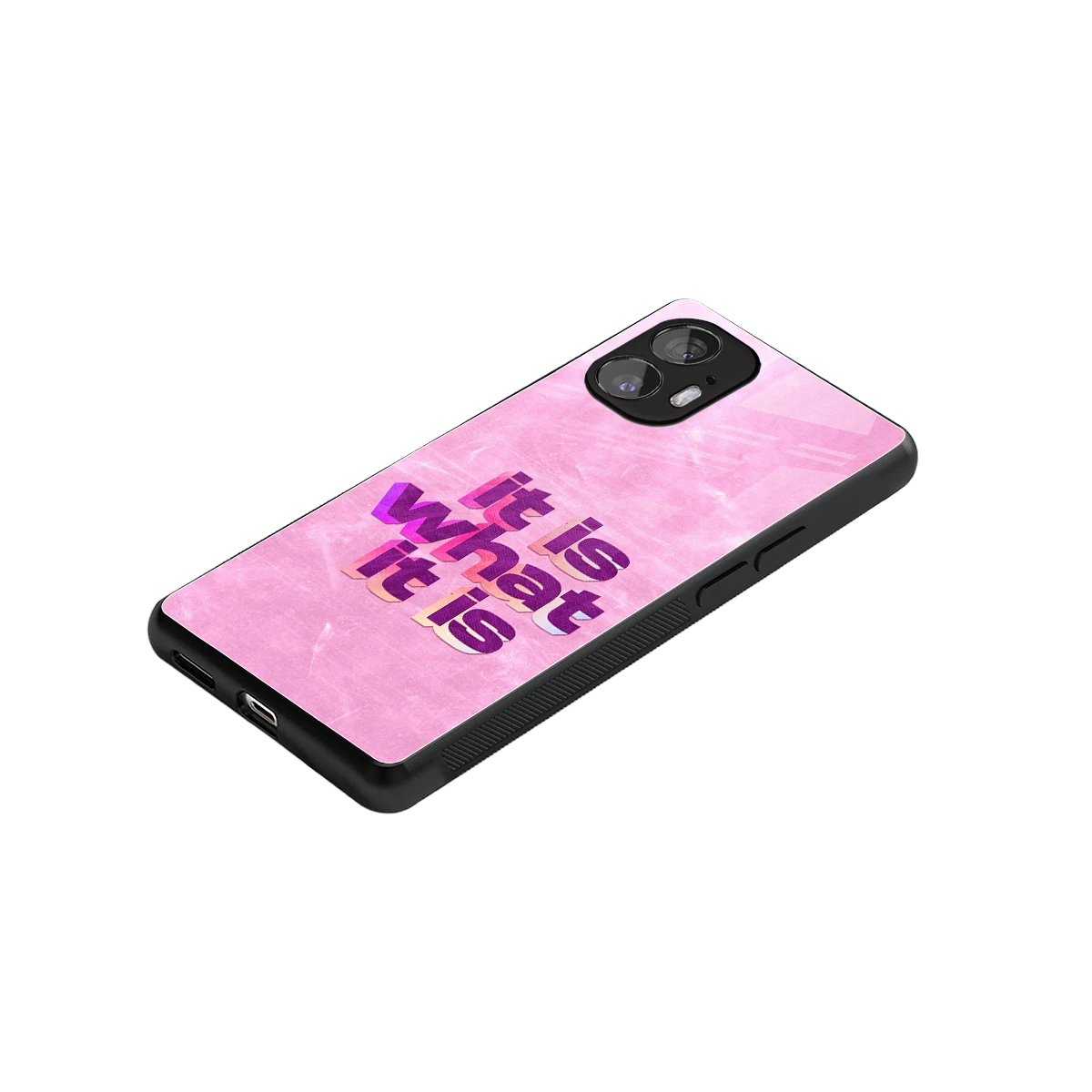 What It Is stylish phone case for nothing phone 2 | glossy glass and slim fit