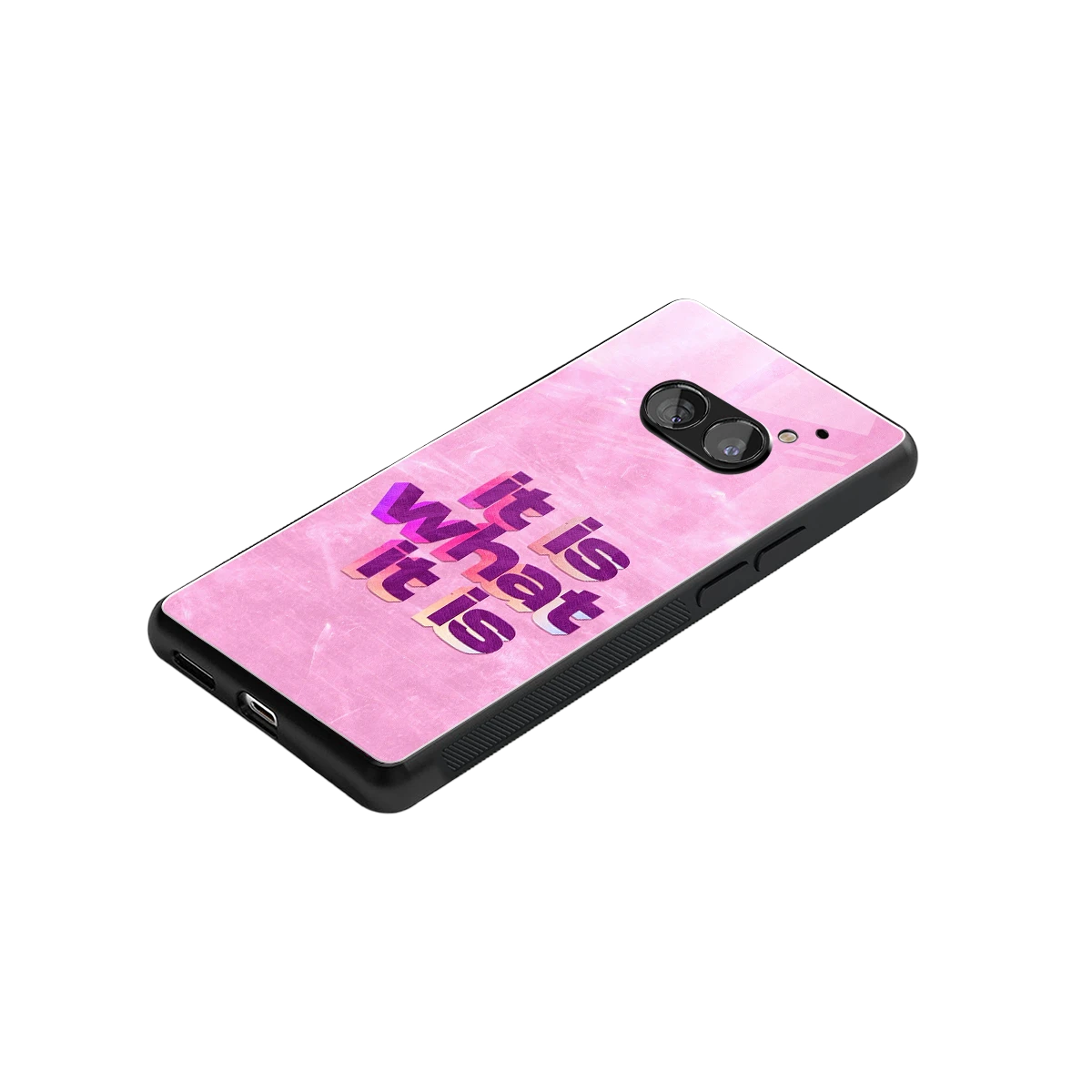 What It Is stylish phone case for nothing phone 2a | glossy glass and slim fit