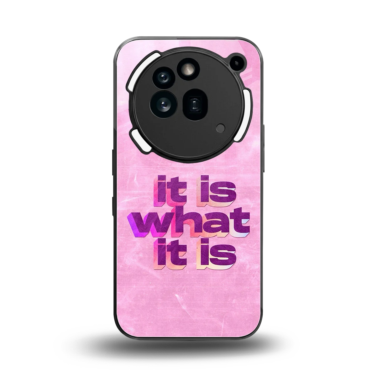 What It Is back phone cover | glass case for nothing phone 3a pro