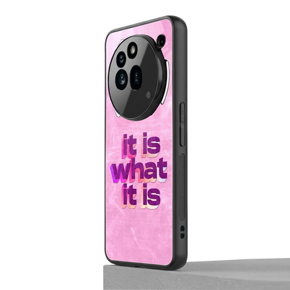 What It Is nothing phone 3a pro mobile cover | shockproof glass phone case