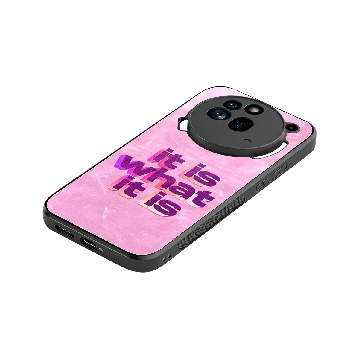 What It Is stylish phone case for nothing phone 3a pro | glossy glass and slim fit