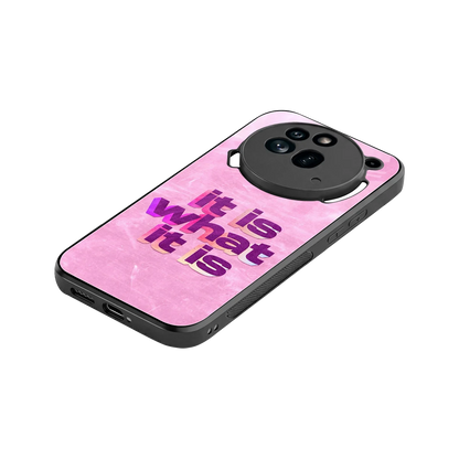 What It Is stylish phone case for nothing phone 3a pro | glossy glass and slim fit