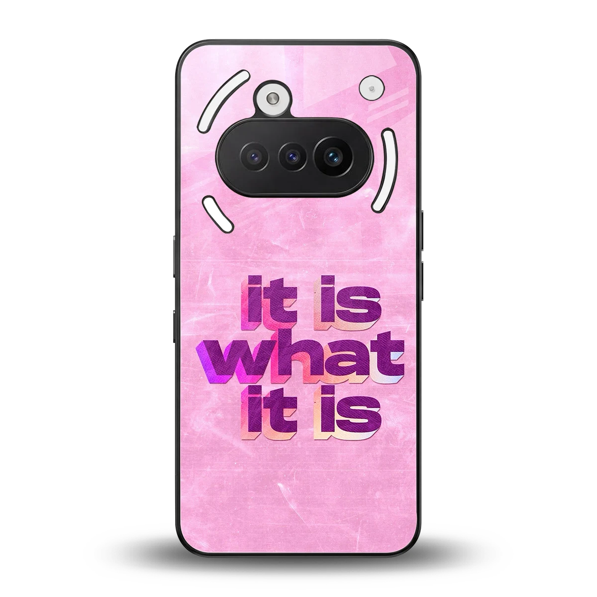 What It Is back phone cover | glass case for nothing phone 3a