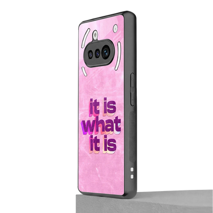 What It Is nothing phone 3a mobile cover | shockproof glass phone case
