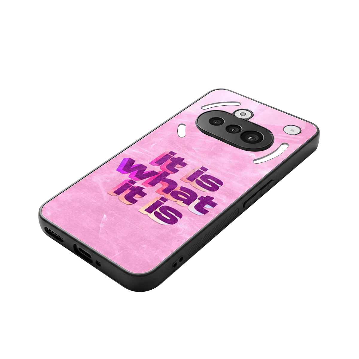 What It Is stylish phone case for nothing phone 3a | glossy glass and slim fit