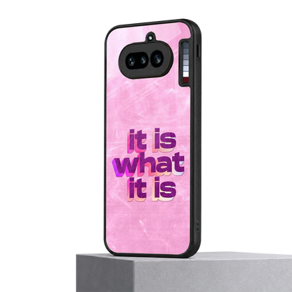 What It Is nothing phone 4a mobile cover | shockproof glass phone case
