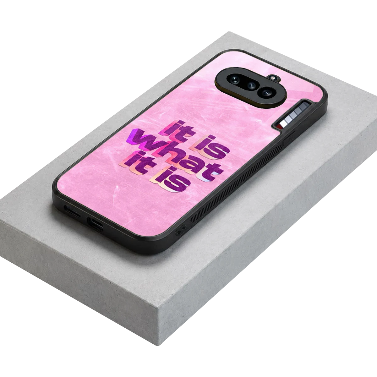 What It Is stylish phone case for nothing phone 4a | glossy glass and slim fit