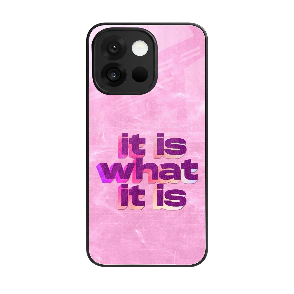 What It Is back phone cover | glass case for oneplus 13s