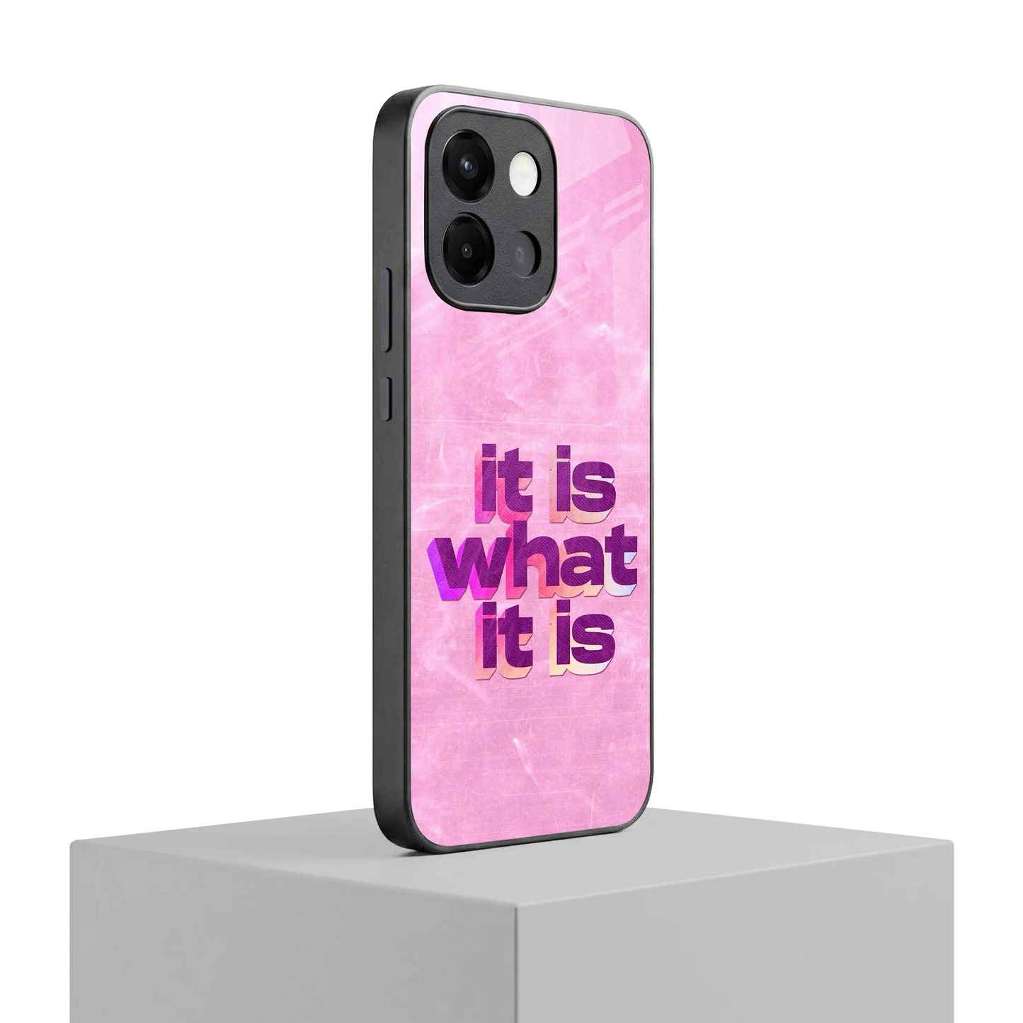 What It Is oneplus 13s mobile cover | shockproof glass phone case