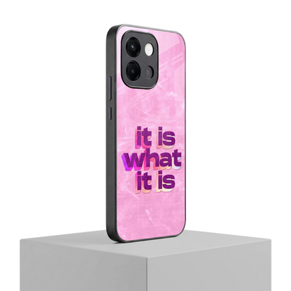 What It Is oneplus 13s mobile cover | shockproof glass phone case