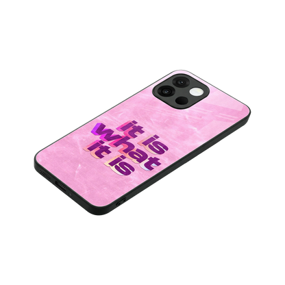 What It Is stylish phone case for oneplus 13s | glossy glass and slim fit