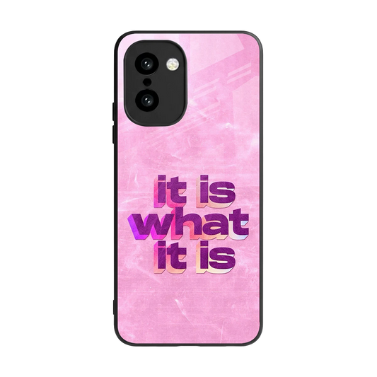 What It Is back phone cover | glass case for oneplus 15r